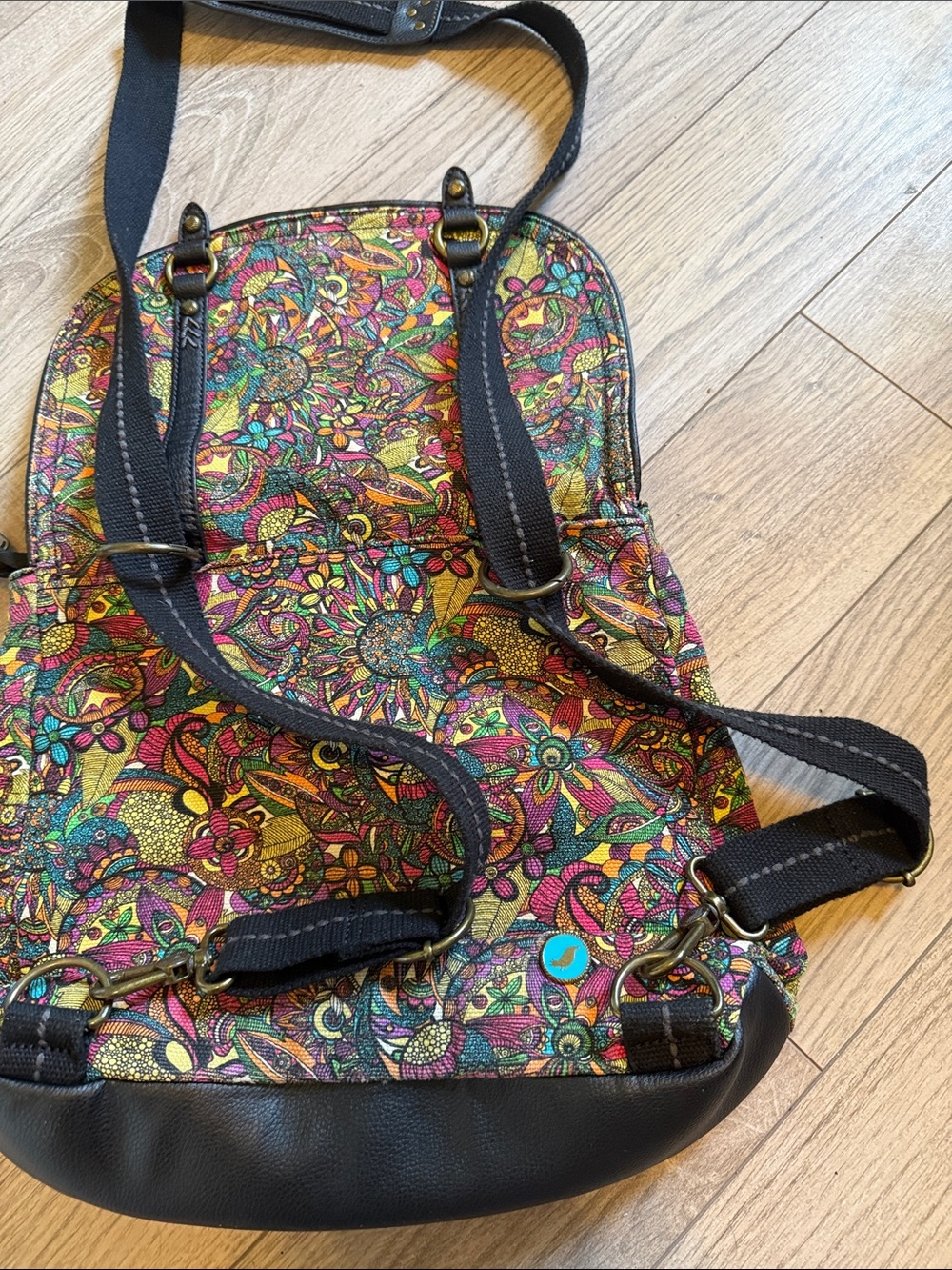 Sakroots convertible backpack crossbody bag - Picture 8 of 8